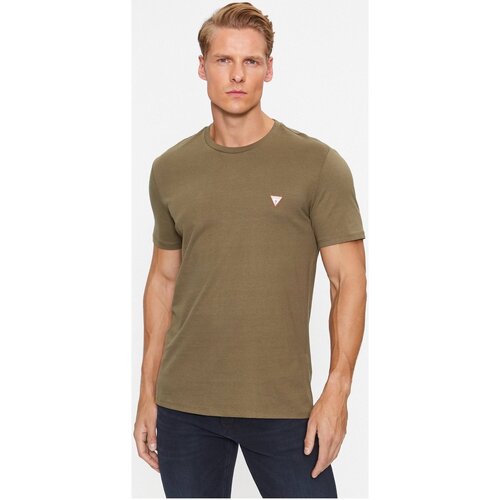 Υφασμάτινα Άνδρας T-shirt με κοντά μανίκια Guess M2YI36 I3Z14 Green