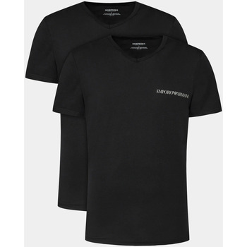 Υφασμάτινα Άνδρας T-shirt με κοντά μανίκια Emporio Armani 111849 4R717 Black