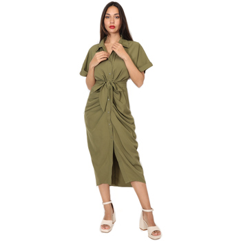 Υφασμάτινα Γυναίκα Φορέματα La Modeuse 71230_P167187 Green