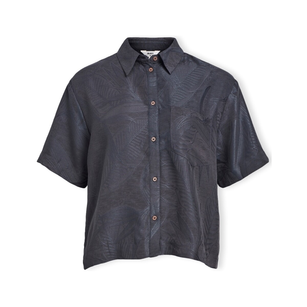 Object  Μπλούζα Object Hannima Shirt S/S - Black