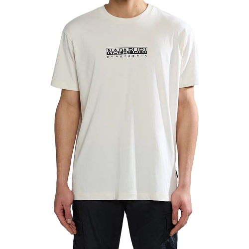 Υφασμάτινα Άνδρας T-shirt με κοντά μανίκια Napapijri 236273 Άσπρο