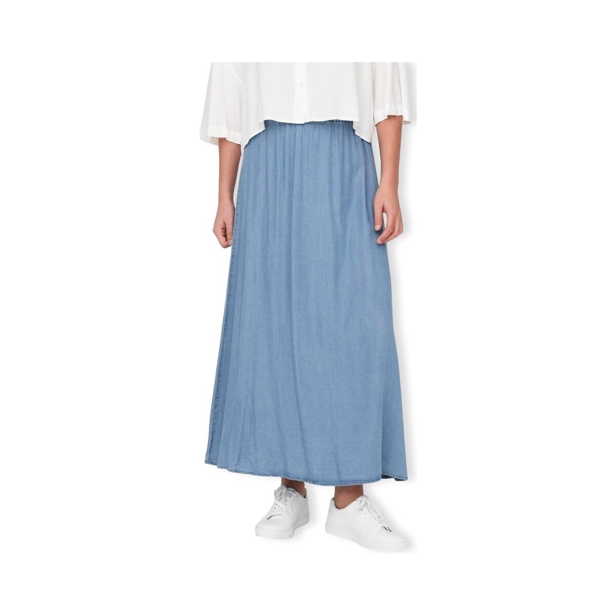 Only  Κοντές Φούστες Only Pena Venedig Long Skirt - Medium Blue Denim