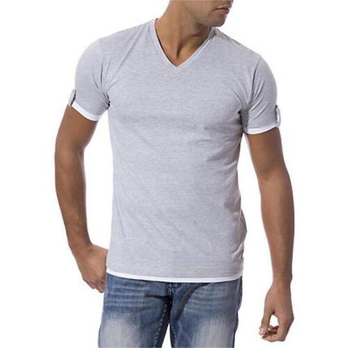 Υφασμάτινα Άνδρας T-shirt με κοντά μανίκια Rg 512 15083 Grey