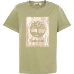 Υφασμάτινα Άνδρας T-shirt με κοντά μανίκια Timberland 236610 Green