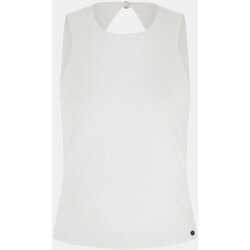 Υφασμάτινα Γυναίκα T-shirts & Μπλούζες Guess W4GP18 KC7M0 Άσπρο