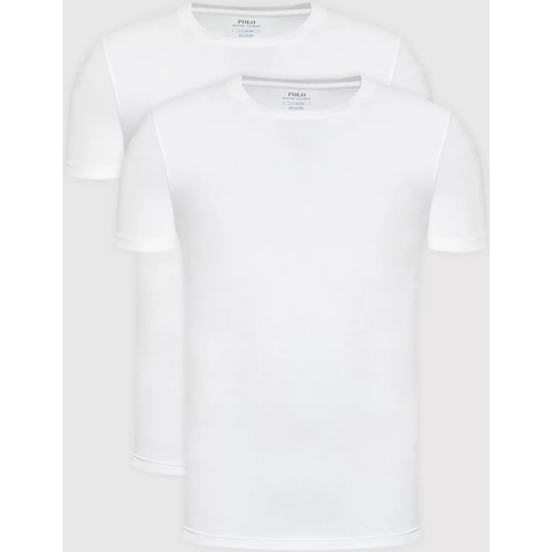 Υφασμάτινα Άνδρας T-shirt με κοντά μανίκια Ralph Lauren 714835960 Άσπρο