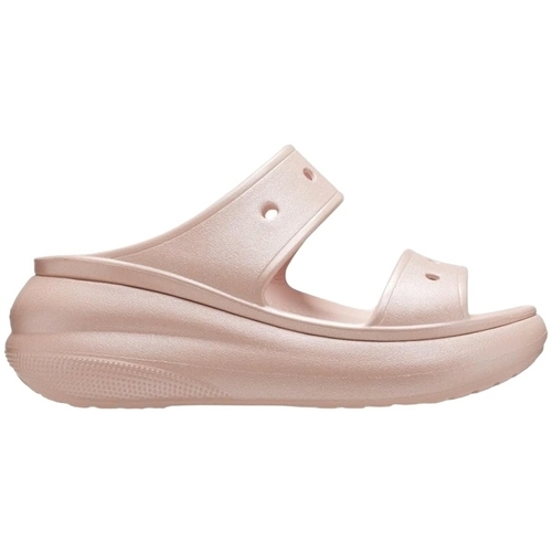 Παπούτσια Γυναίκα Τσόκαρα Crocs CLASSIC CRUSH SANDAL Ροζ