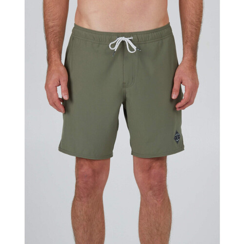 Υφασμάτινα Άνδρας Μαγιώ / shorts για την παραλία Salty Crew Lowtide elastic boardshort Green