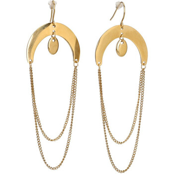 Ρολόγια & Kοσμήματα Γυναίκα Σκουλαρίκια Luna Collection 72789 Gold