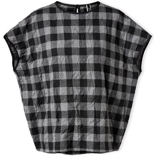 Υφασμάτινα Γυναίκα Μπλούζες Wendykei Shirt 123343 - Checked Grey