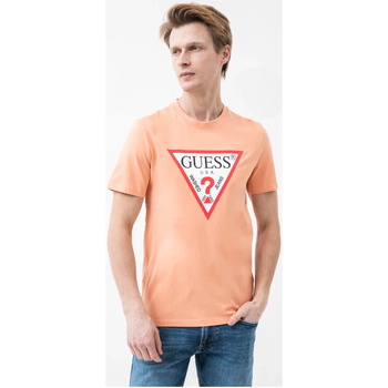 Υφασμάτινα Άνδρας T-shirt με κοντά μανίκια Guess M2YI71 I3Z14 Orange