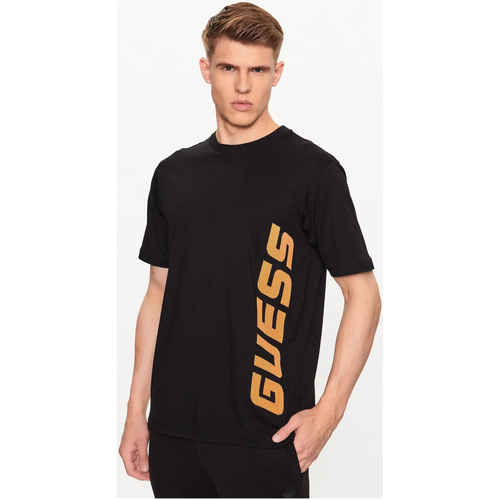 Υφασμάτινα Άνδρας T-shirt με κοντά μανίκια Guess Z3YI10 I3Z14 Black