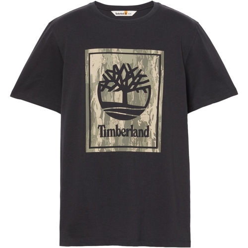 Υφασμάτινα Άνδρας T-shirt με κοντά μανίκια Timberland 236620 Black