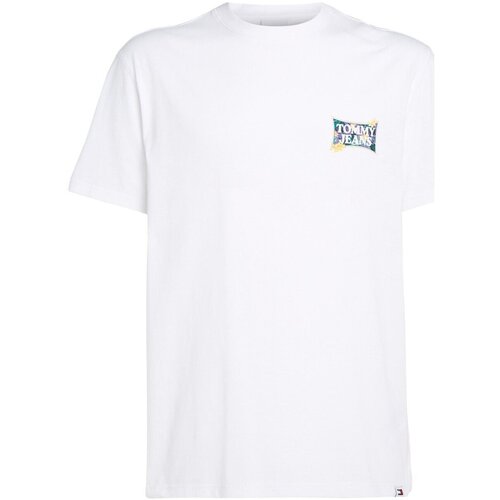 Υφασμάτινα Άνδρας T-shirt με κοντά μανίκια Tommy Jeans DM0DM18562 Άσπρο