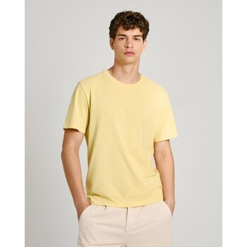Υφασμάτινα Άνδρας T-shirt με κοντά μανίκια Pepe jeans PM509206 CONNOR Yellow