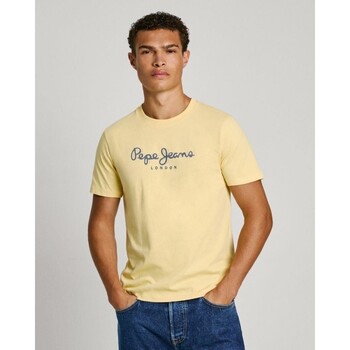 Υφασμάτινα Άνδρας T-shirt με κοντά μανίκια Pepe jeans PM509428 ABEL Yellow