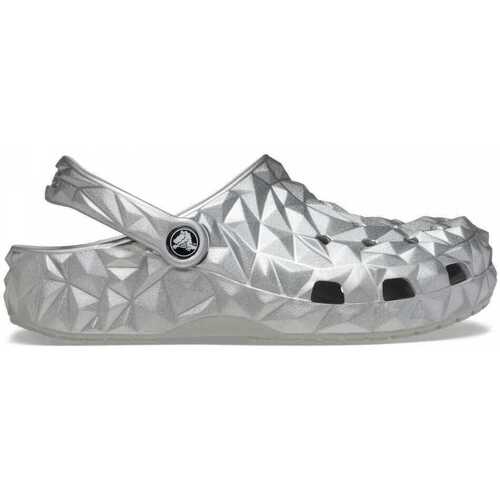 Παπούτσια Γυναίκα Σανδάλια / Πέδιλα Crocs Cls metallic geometric clog Silver