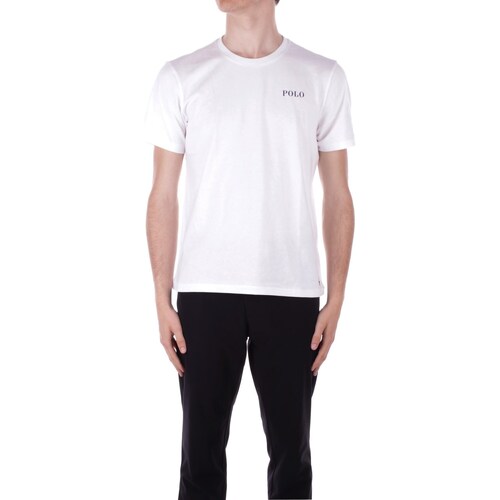 Υφασμάτινα Άνδρας T-shirt με κοντά μανίκια Ralph Lauren 714931650 Άσπρο