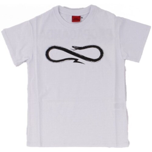 Υφασμάτινα Αγόρι T-shirt με κοντά μανίκια Propaganda 24SSPRBLTS973 Άσπρο
