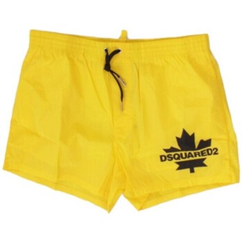 Υφασμάτινα Άνδρας Μαγιώ / shorts για την παραλία Dsquared D7B5F5600 Yellow