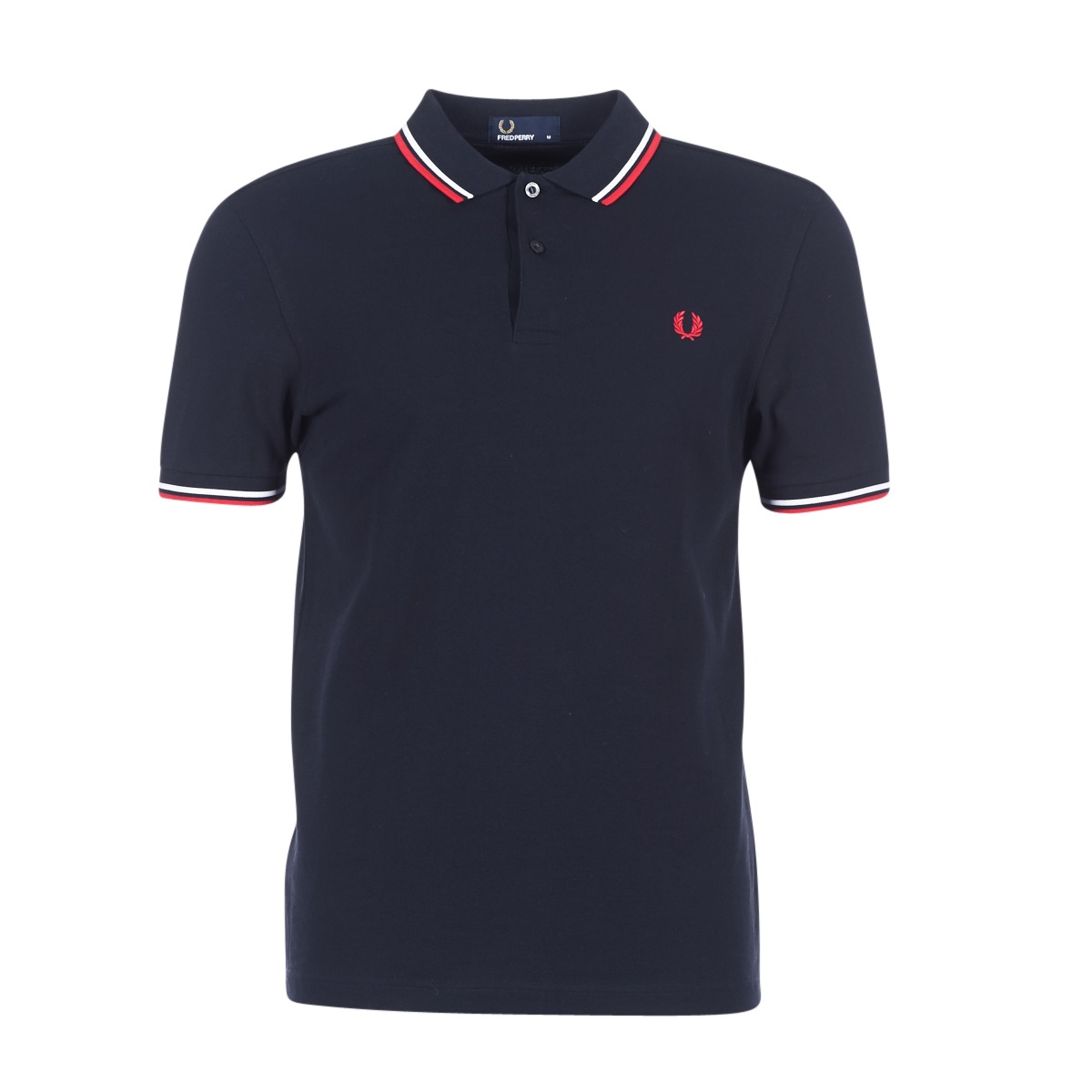 Fred Perry  Πόλο με κοντά μανίκια Fred Perry SLIM FIT TWIN TIPPED