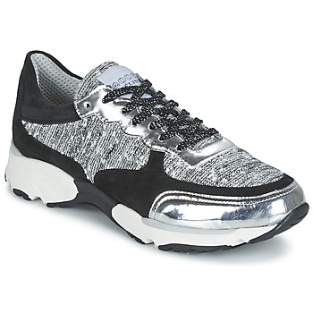 Παπούτσια Γυναίκα Χαμηλά Sneakers Meline AMAL Black / Άσπρο / Grey
