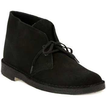 Παπούτσια Μπότες Clarks DESERT BOOT BLACK Black