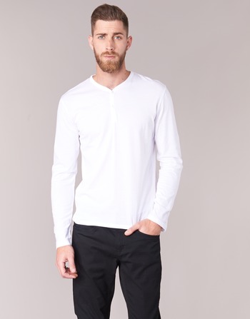Υφασμάτινα Άνδρας Μπλουζάκια με μακριά μανίκια BOTD ETUNAMA Άσπρο