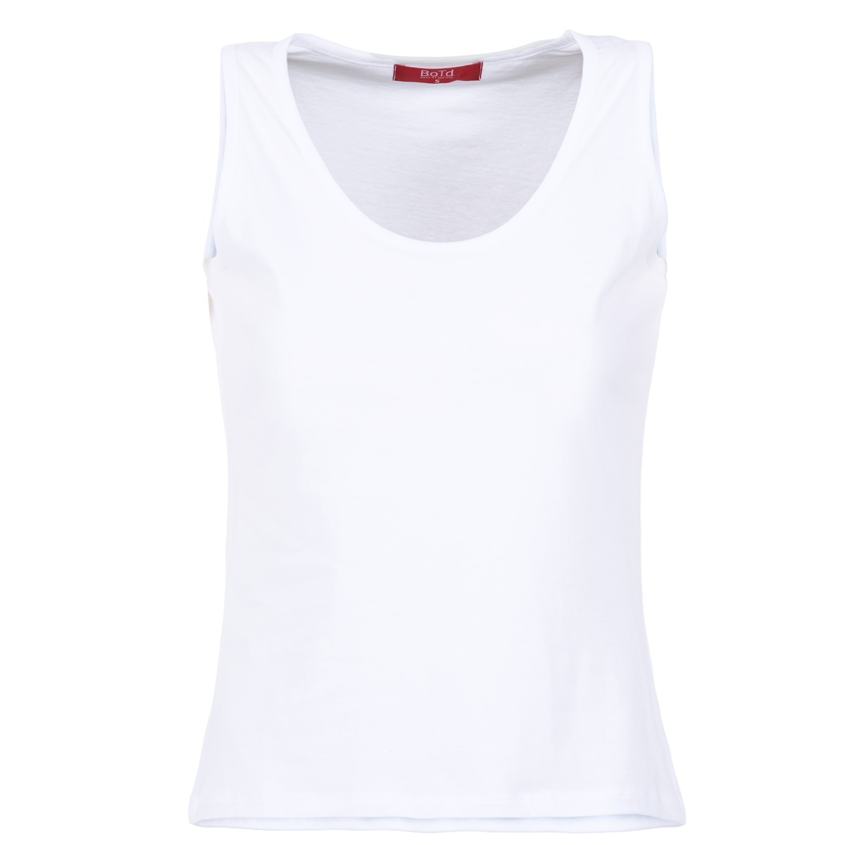 Υφασμάτινα Γυναίκα Αμάνικα / T-shirts χωρίς μανίκια BOTD EDEBALA Άσπρο