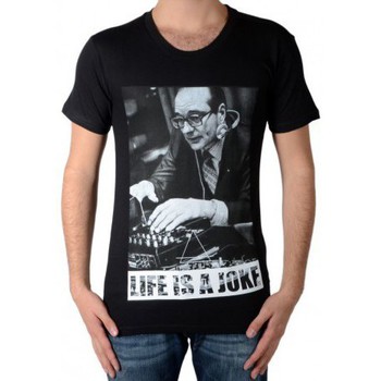 Υφασμάτινα Άνδρας T-shirt με κοντά μανίκια Eleven Paris 56174 Black
