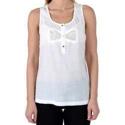 Υφασμάτινα Γυναίκα Αμάνικα / T-shirts χωρίς μανίκια Good Look 16176 Άσπρο