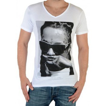 Υφασμάτινα Άνδρας T-shirt με κοντά μανίκια Eleven Paris 32964 Άσπρο
