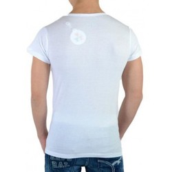 Υφασμάτινα Αγόρι T-shirt με κοντά μανίκια Eleven Paris 39415 Άσπρο