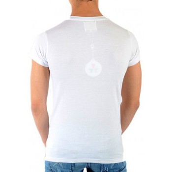 Υφασμάτινα Αγόρι T-shirt με κοντά μανίκια Eleven Paris 42688 Άσπρο