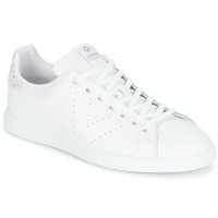 Παπούτσια Γυναίκα Χαμηλά Sneakers Victoria DEPORTIVO BASKET PIEL Άσπρο / Silver