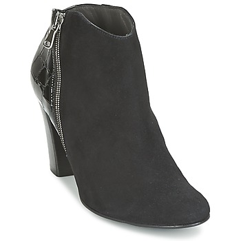 Παπούτσια Γυναίκα Χαμηλές Μπότες France Mode NANTES Black / Verni