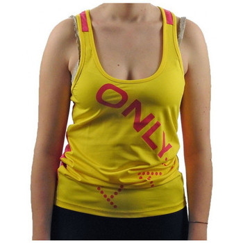 Υφασμάτινα Γυναίκα T-shirts & Μπλούζες Only Playdancetop Yellow