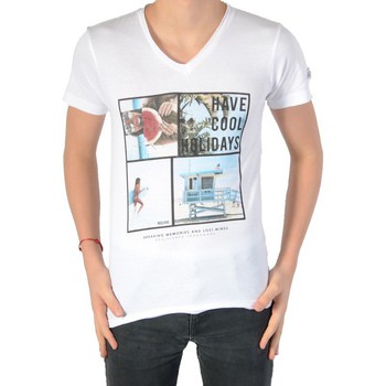Υφασμάτινα Αγόρι T-shirt με κοντά μανίκια Deeluxe 77347 Άσπρο