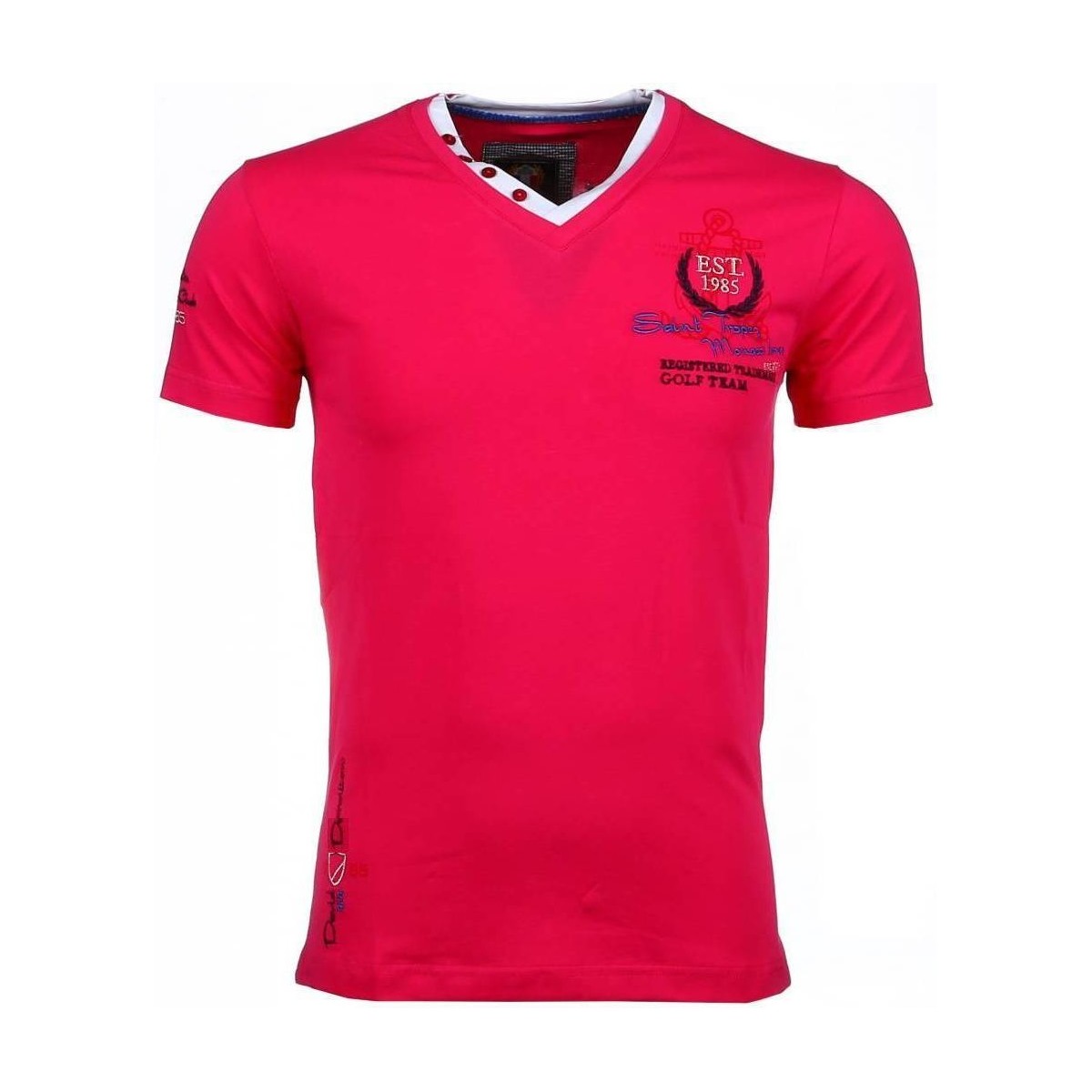 Υφασμάτινα Άνδρας T-shirt με κοντά μανίκια David Copper 5112905 Ροζ