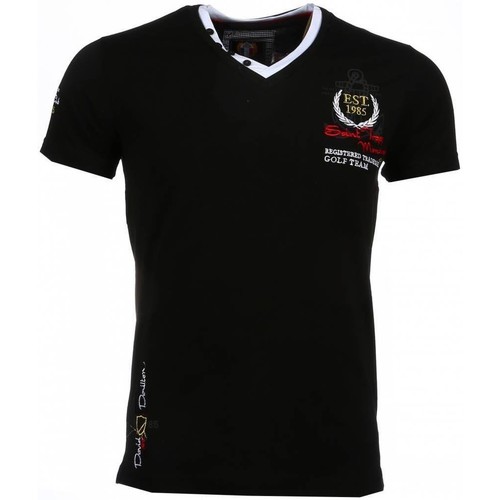 Υφασμάτινα Άνδρας T-shirt με κοντά μανίκια David Copper 5112908 Black