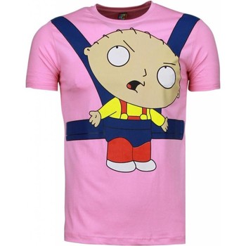 Υφασμάτινα Άνδρας T-shirt με κοντά μανίκια Local Fanatic 29226580 Ροζ