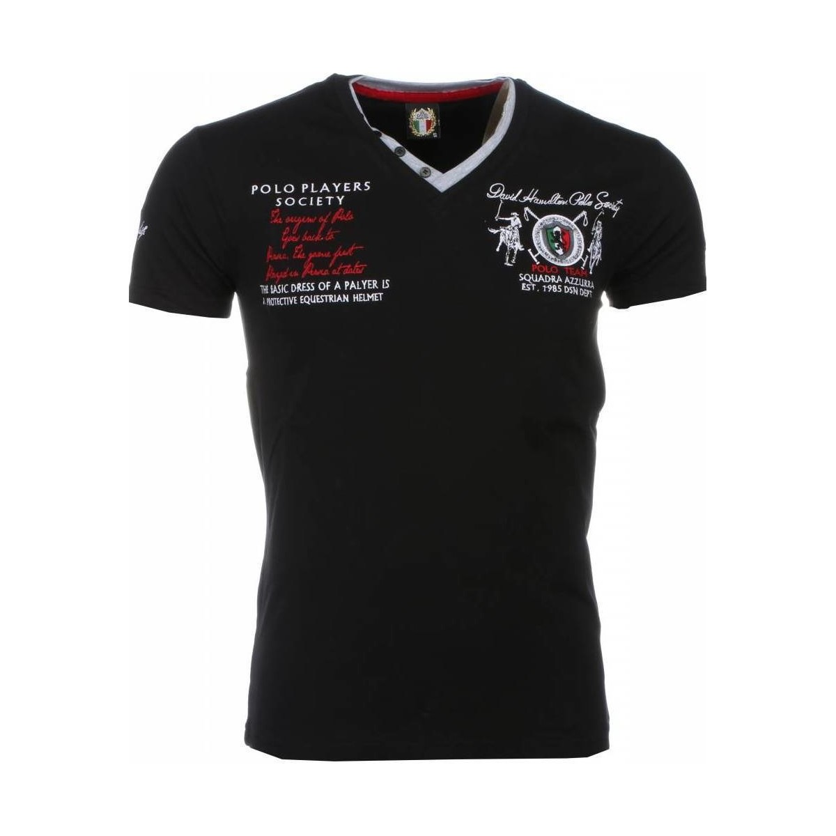 Υφασμάτινα Άνδρας T-shirt με κοντά μανίκια David Copper 6694327 Black