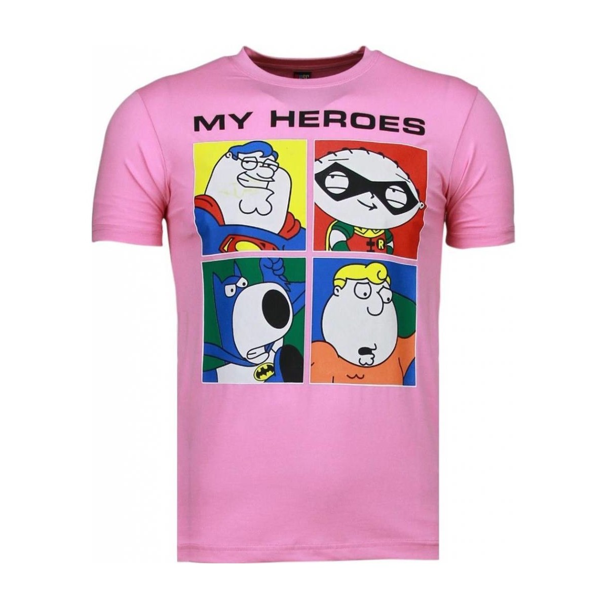 Υφασμάτινα Άνδρας T-shirt με κοντά μανίκια Local Fanatic 29227798 Ροζ