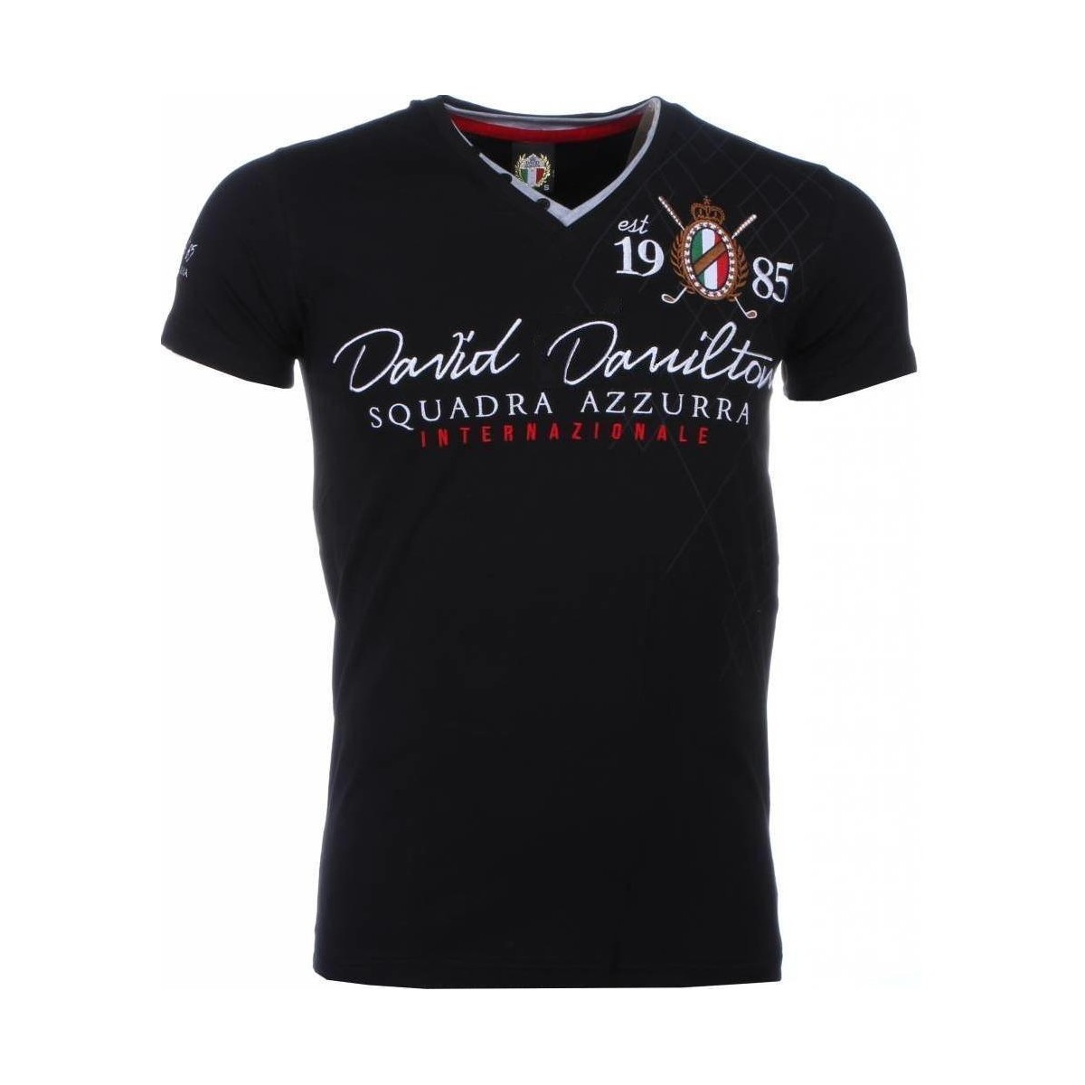 Υφασμάτινα Άνδρας T-shirt με κοντά μανίκια David Copper 6694335 Black
