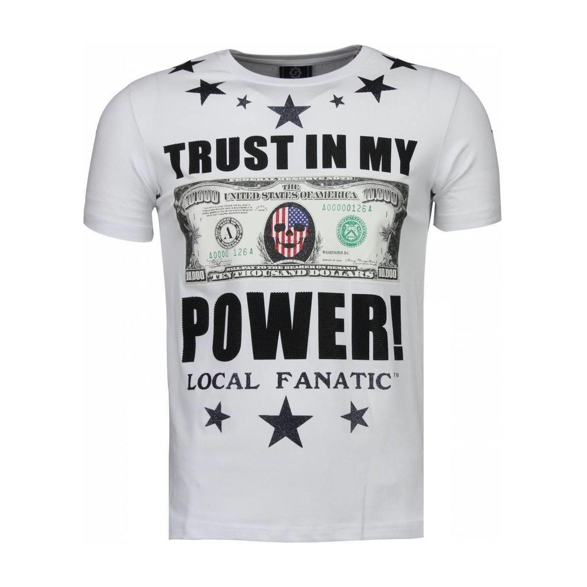 Υφασμάτινα Άνδρας T-shirt με κοντά μανίκια Local Fanatic 20780052 Άσπρο