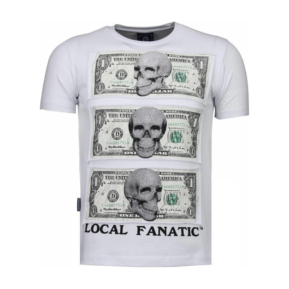 Υφασμάτινα Άνδρας T-shirt με κοντά μανίκια Local Fanatic 20780718 Άσπρο