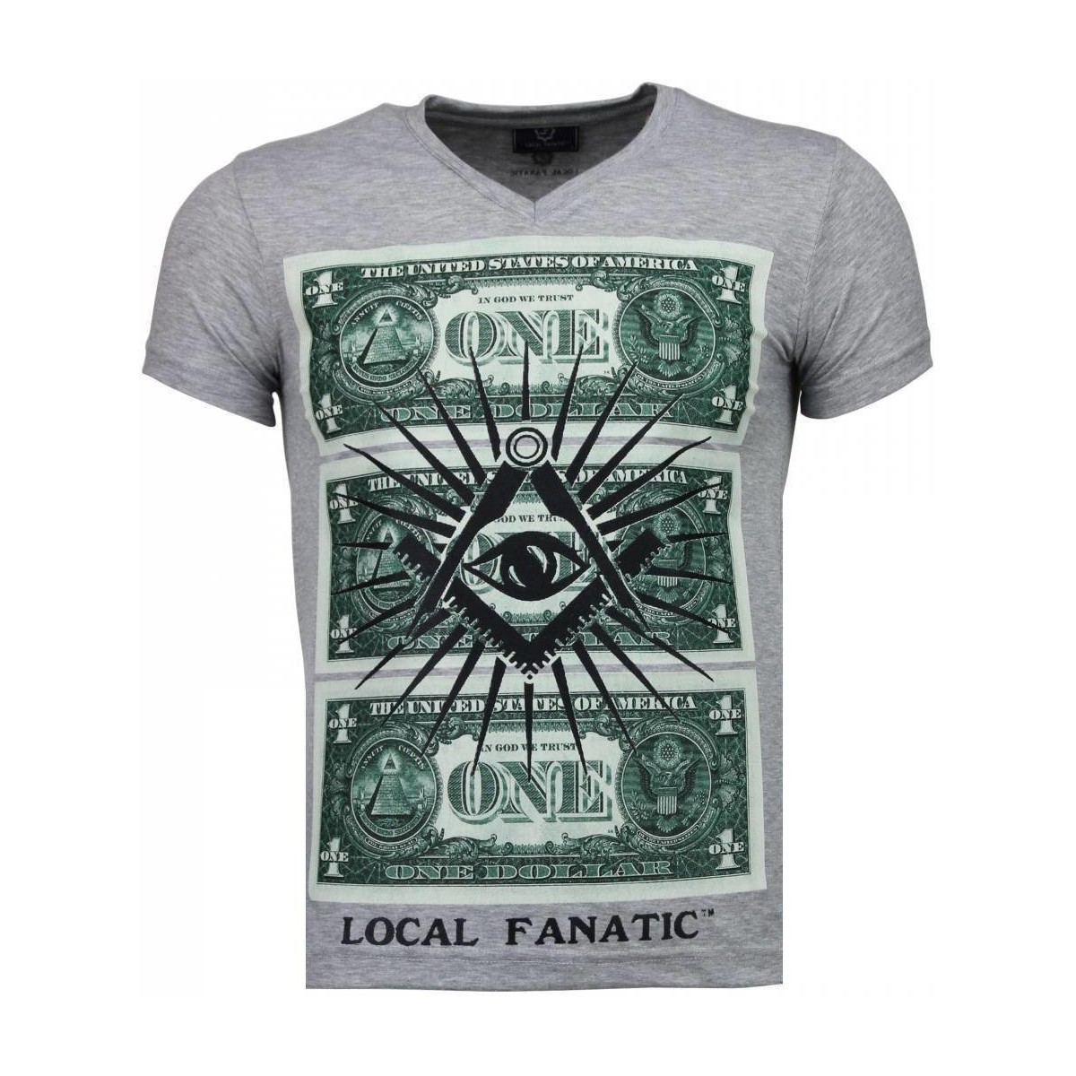 Υφασμάτινα Άνδρας T-shirt με κοντά μανίκια Local Fanatic 13962635 Grey