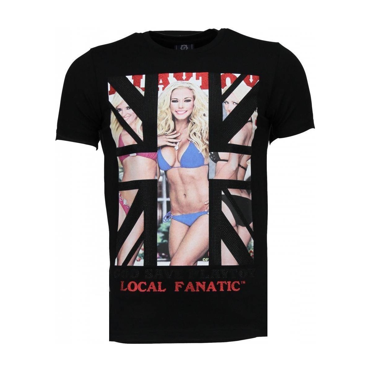 Υφασμάτινα Άνδρας T-shirt με κοντά μανίκια Local Fanatic 20776414 Black