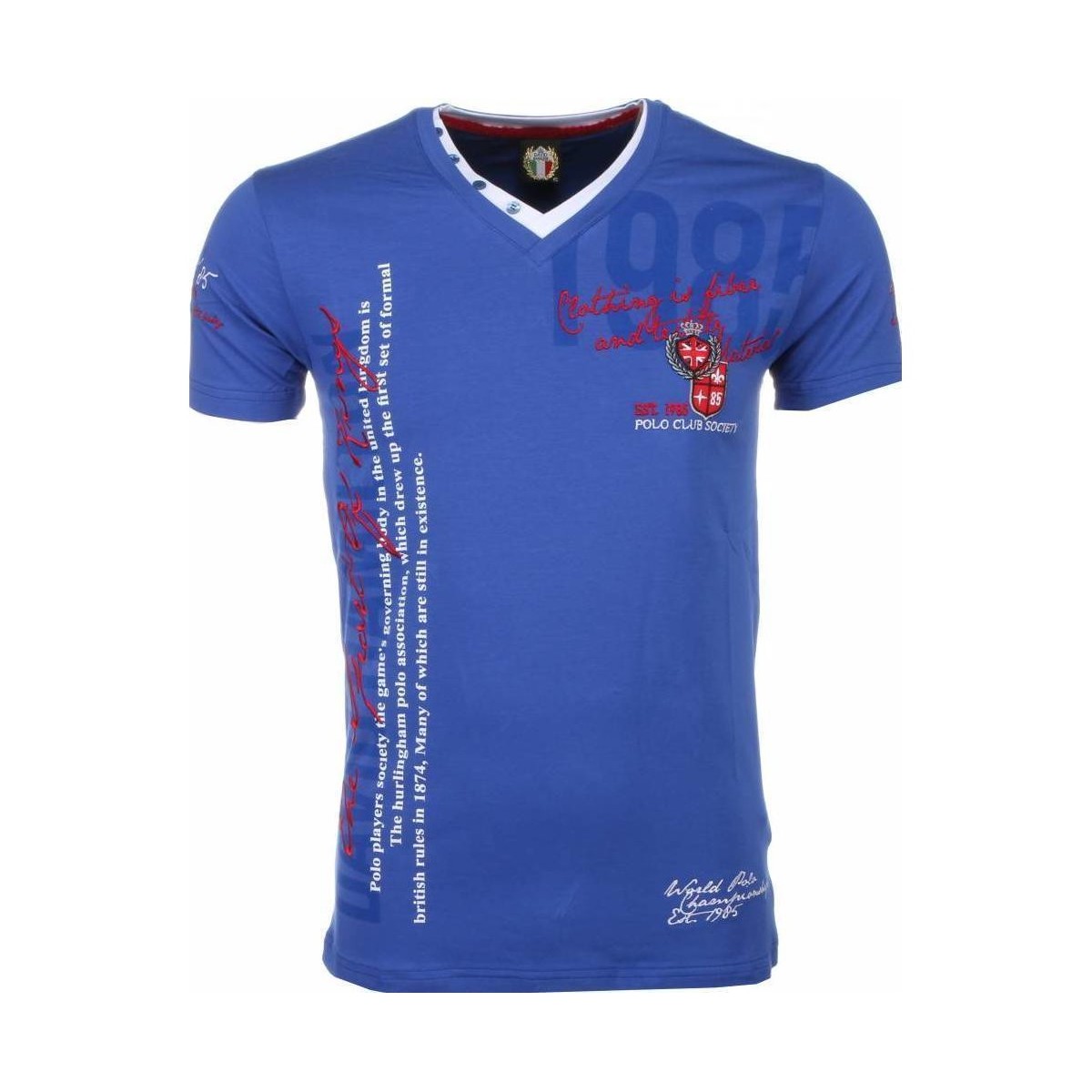 Υφασμάτινα Άνδρας T-shirt με κοντά μανίκια David Copper 6694594 Μπλέ