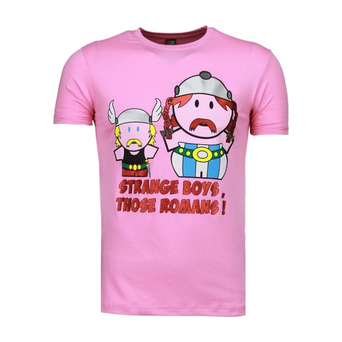 Υφασμάτινα Άνδρας T-shirt με κοντά μανίκια Local Fanatic 29226134 Ροζ